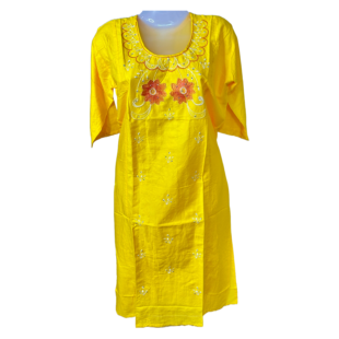 Elegant Daily Wear Kurti for Women – Comfortable & Stylish Panel EMB Plain